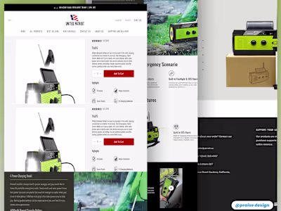 Landing page built on Replo