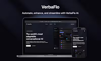 Webflow Website for VerbaFlo's Conversational AI Platform
