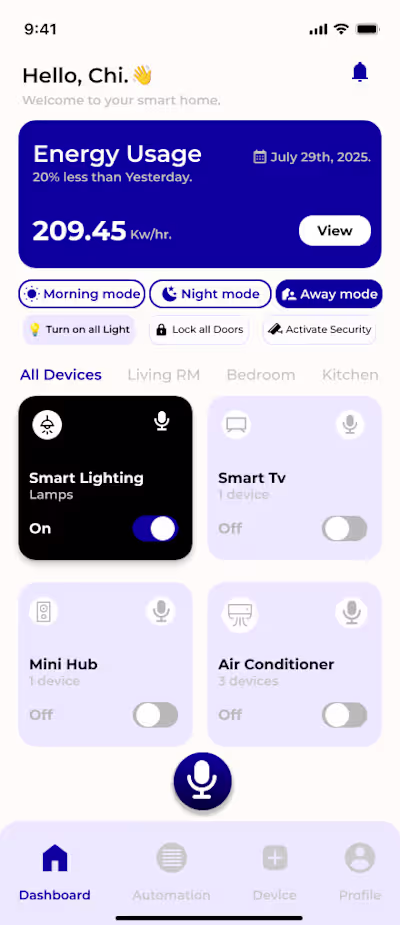 SmartSync - Smart Home Ecosystem 