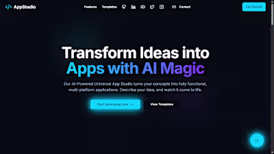 AI-Powered Universal App Studio Development for Google