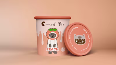 Caramel Pie Packaging Design