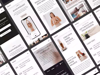 Website Mobile & Desktop - Yoga Health Coaching