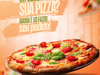 Pizza Restaurant Flyer Design.