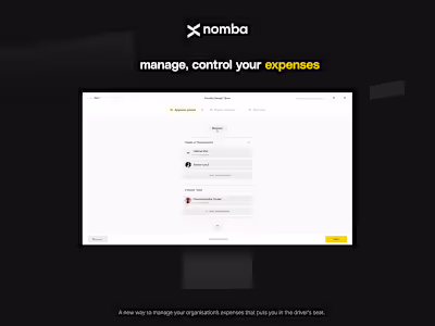 Nomba Expense - manage business expenses with ease