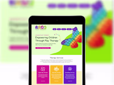 Jigsaw Play Therapy - Comprehensive Branding and Design