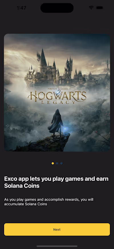 Exco Mobile App (React Native Front-End)