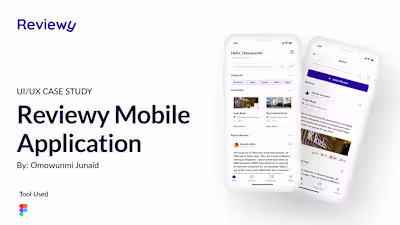 REVIEWY - Case Study 