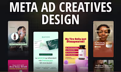 I specialize in creating high-converting static ad creatives...