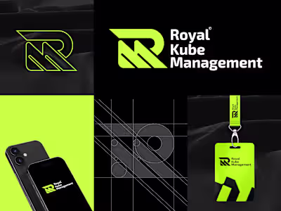 Brand Identity for Royal Kube Management Logo