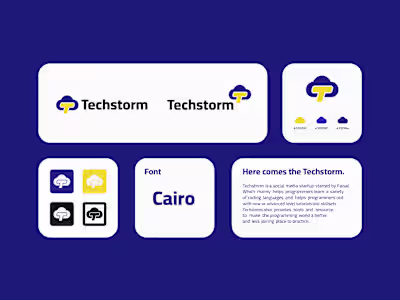 Rebranding Campaign (Techstorm) Tech Start Up