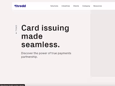Thredd - Lead Frontend Engineer