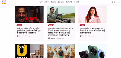 News Website using WordPress