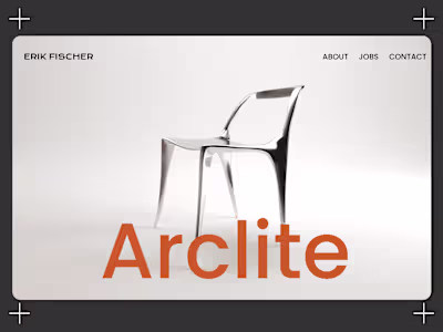 Premium Landing Page for Furniture Design Manufacturers (Web)