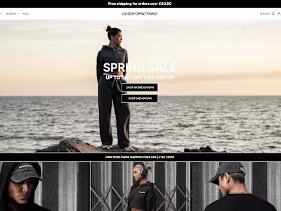 Mens & Womens Clothing | British Streetwear Brand | GOODFORNOTH…