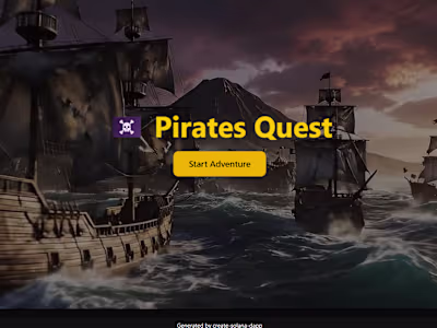 Pirates Quest: Blockchain Adventure Game Development