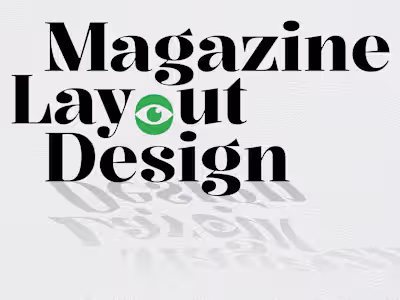 Magazine Layout Design