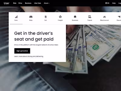 Uzer Website Development