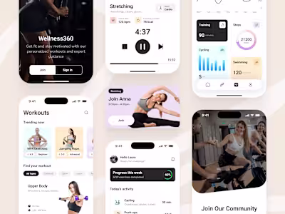 Wellness360 – Mobile Fitness App