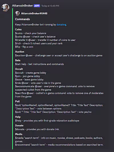 Discord Economy Bot