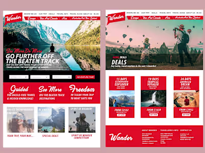 Landing Pages & Digital Design