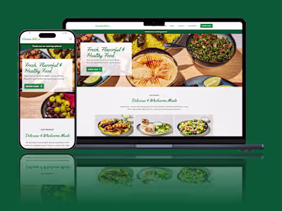 The Green Olive Catering Website