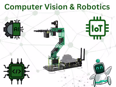 Automated Robot Camera light using computer vision and IoT tech