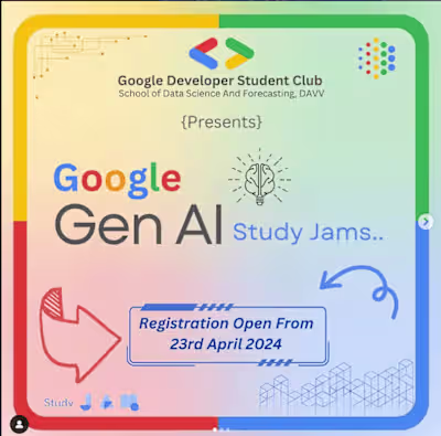 GEN Ai Study Jam !!  Template 