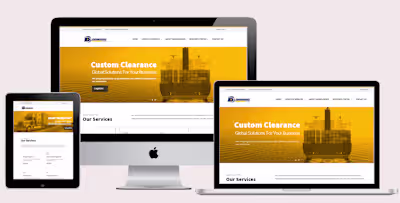 Logistics company website