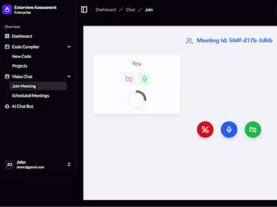 Exterview - Video Call Web App