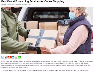 A Blog Post on Best Parcel Forwarding Services
