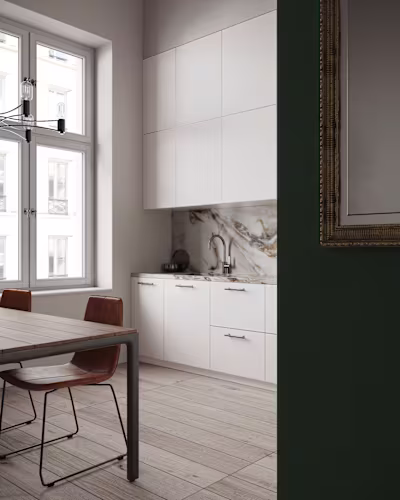 Living space with bright accents