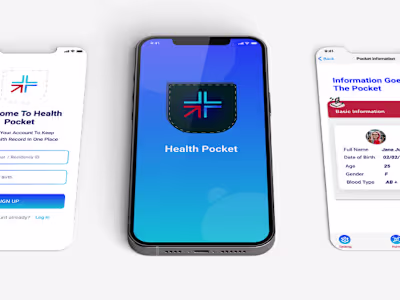 UX/UI Case Study: Health Pocket