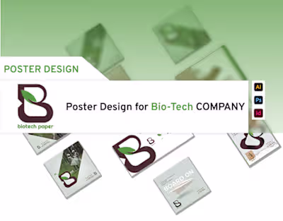 Poster Design (Bio-tech paper) on Behance