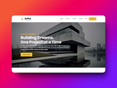 DreamBuilders webflow website