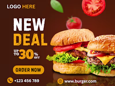 Food Promote Banner Design