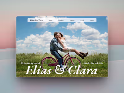 Wedding Website in Framer
