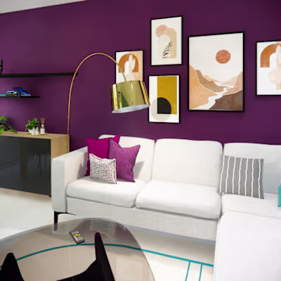 Apartment living room interior design 