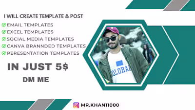 I will design social media posts email templates banner design
