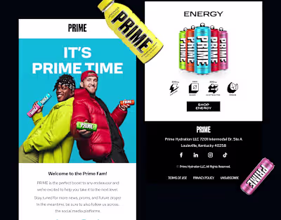 Prime | Email Redesign