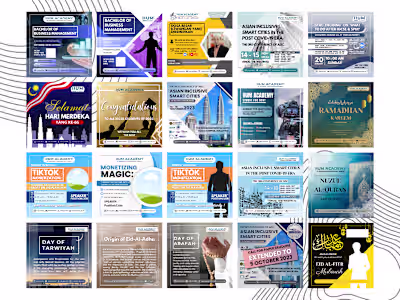 Social media promotional material