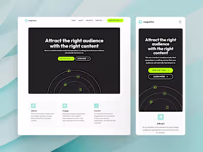 Magnetize — Framer Template