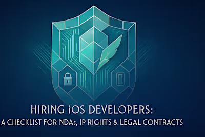 Hiring iOS Developers: A Checklist for NDAs, IP Rights & Legal Contracts