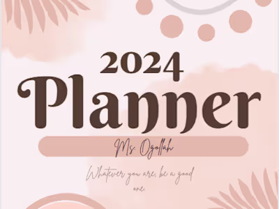 Created a 2024 quadrimester planner 