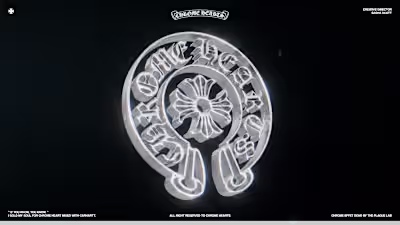 "Chrome Hearts" Logo animation