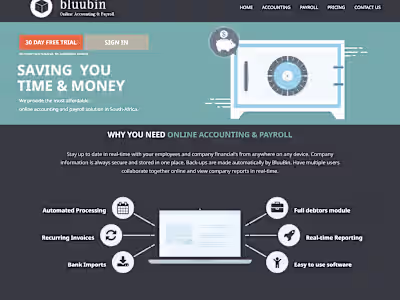 bluubin : Online Accounting App | MERN | AWS