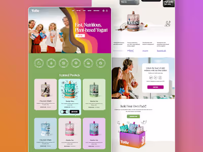 🍎 Nutritious and Plant-based Food Website Design