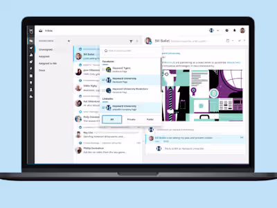 Hootsuite Inbox - UX design and UX research