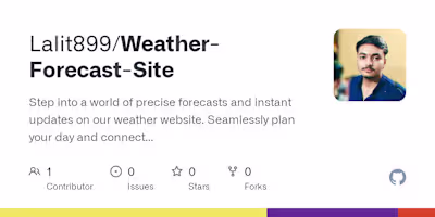 Interactive Weather Forecast Site