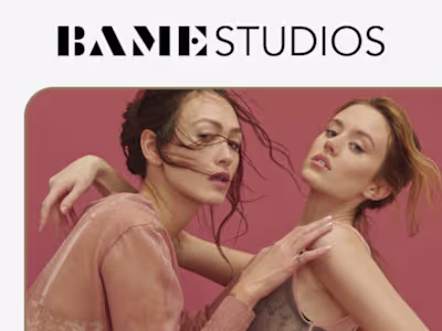 BAME STUDIOS | Creative Agency Website