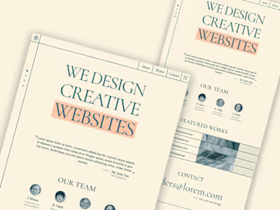 Website for a Design Agency